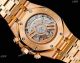 OMF 1-1 Copy Audemars Piguet Royal Oak Chronograph Rose Frosted Gold Watch Blue Dial (8)_th.jpg